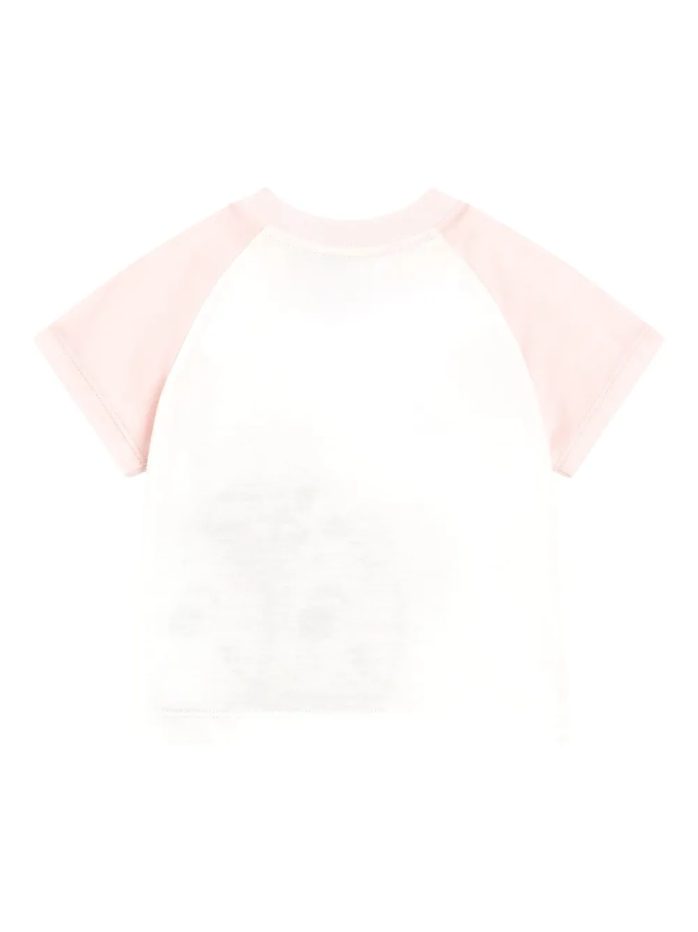 Dolce & Gabbana Kids Raglan T-shirt met luipaardprint Wit