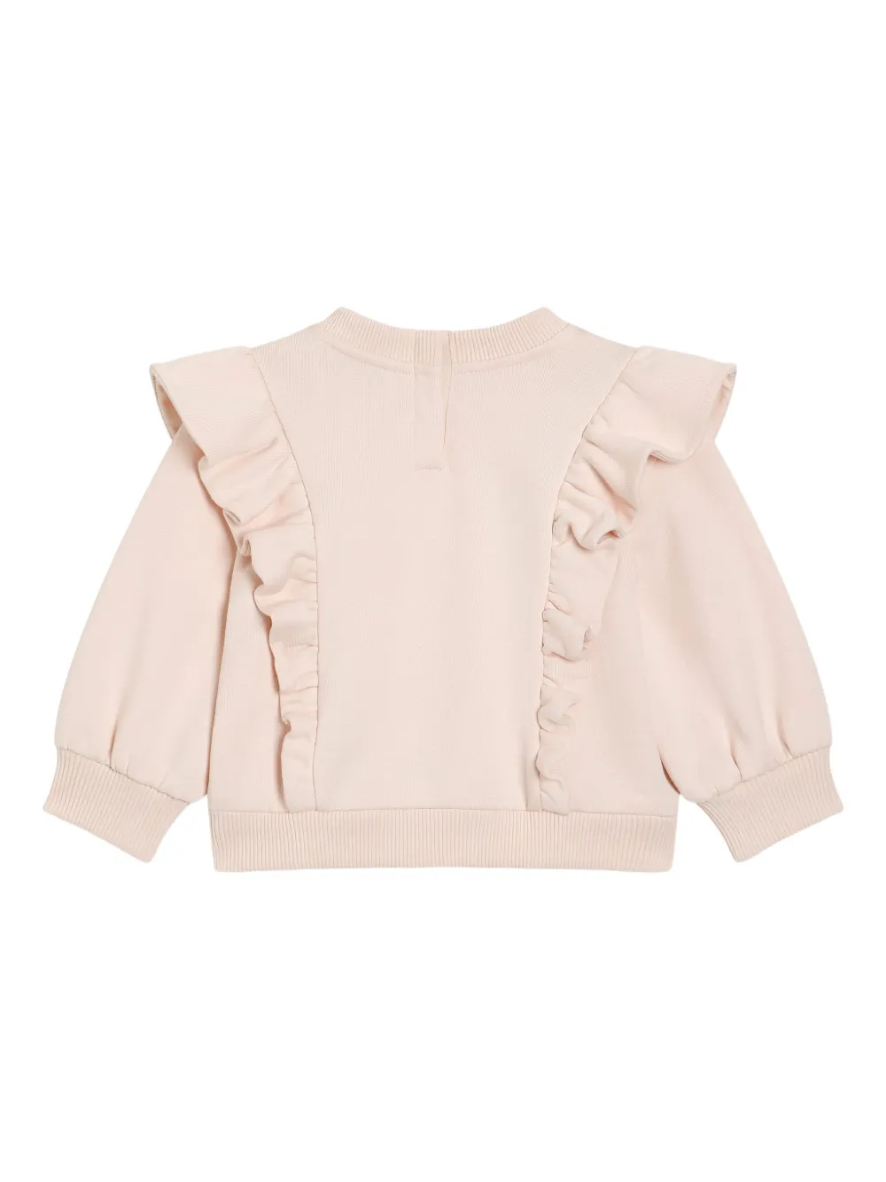 Dolce & Gabbana Kids Sweater met ruche afwerking Roze