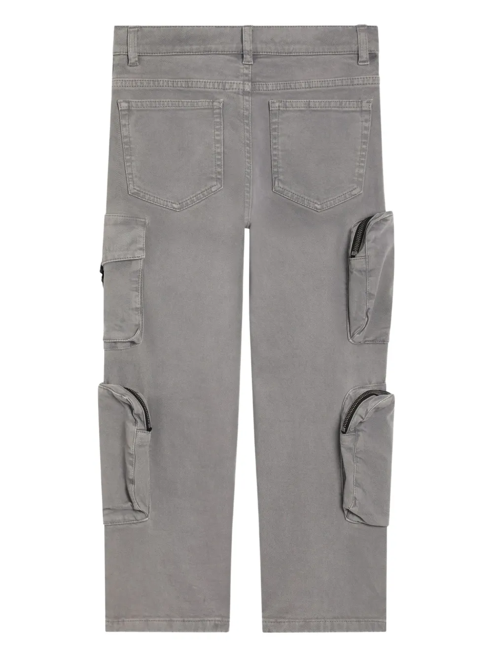 Dolce & Gabbana Kids Cargo broek met meerdere zakken Grijs