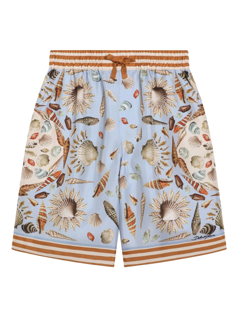 Dolce & Gabbana Kids Shorts met print Blauw