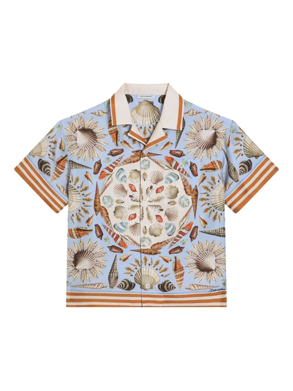 Dolce & Gabbana Kids T-shirt met print Blauw