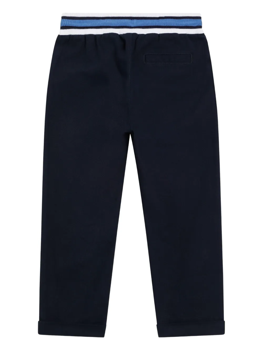 Dolce & Gabbana Kids logo-embroidered banded trousers | Boys Casual Trousers | Image 2