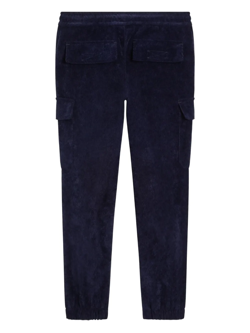 Dolce & Gabbana Kids Cargo fluwelen broek Blauw