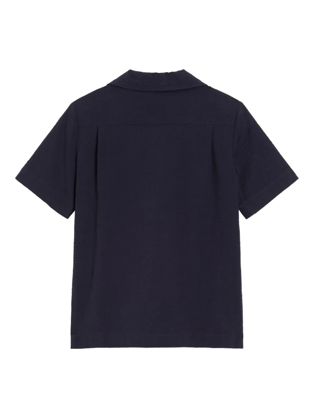 Dolce & Gabbana Kids Katoenen bowlingshirt Blauw
