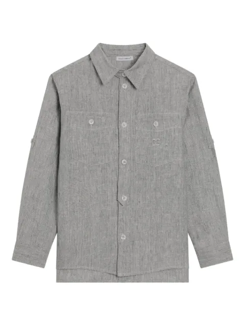 Dolce & Gabbana Kids linen shirt