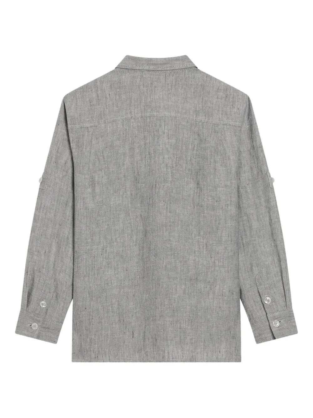 Dolce & Gabbana Kids Linnen shirt Grijs