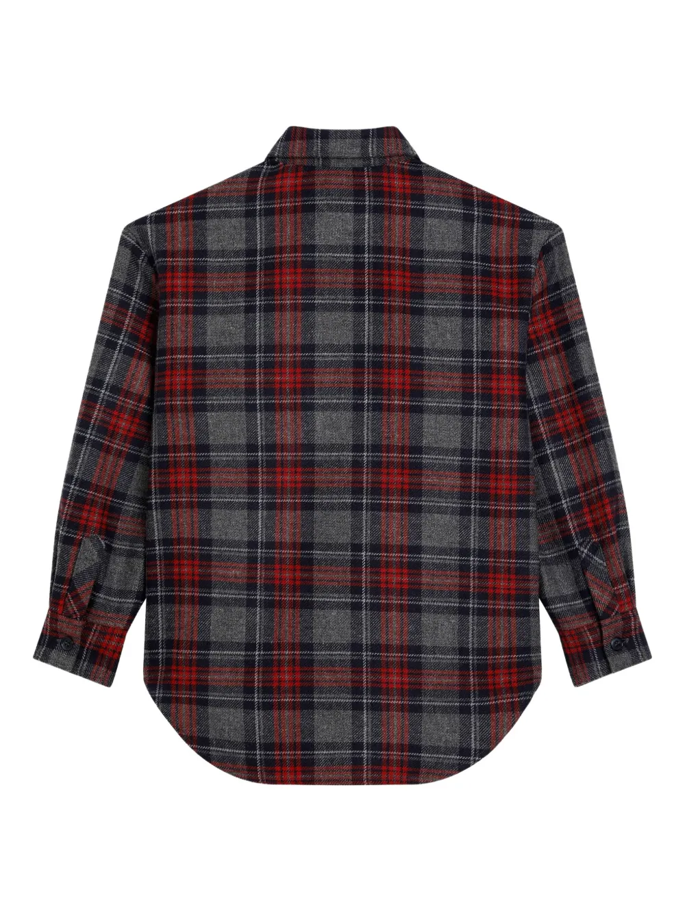 Dolce & Gabbana Kids Geruit shirt Grijs