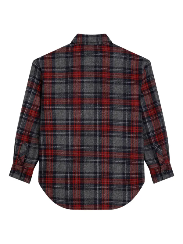 Dolce Gabbana Kids Camisa Xadrez Cinza FARFETCH BR