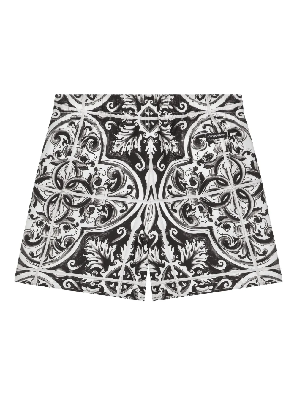 Dolce & Gabbana Kids Zwembroek met print Zwart