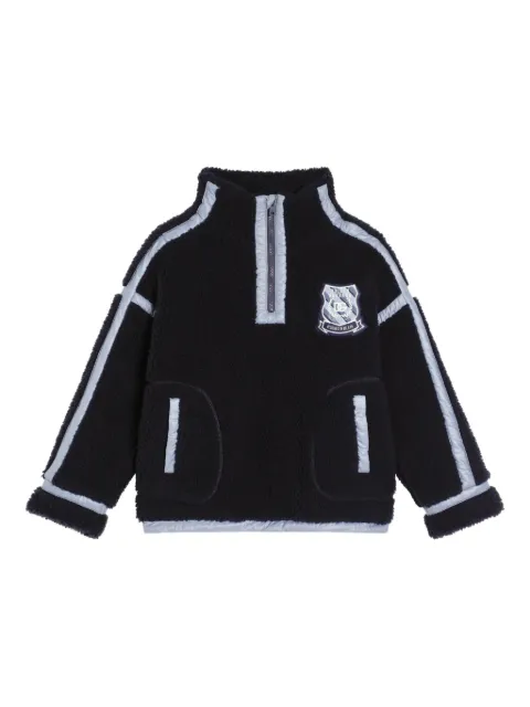 Dolce & Gabbana Kids teddy-fleece half-zip jacket