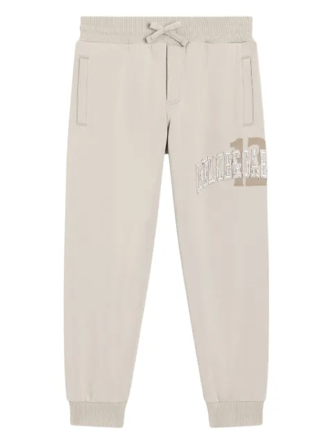 Dolce & Gabbana Kids logo-patch cotton track pants