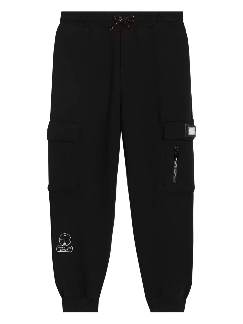 Dolce & Gabbana Kids cargo-pockets sweatpants | Black | Image 1