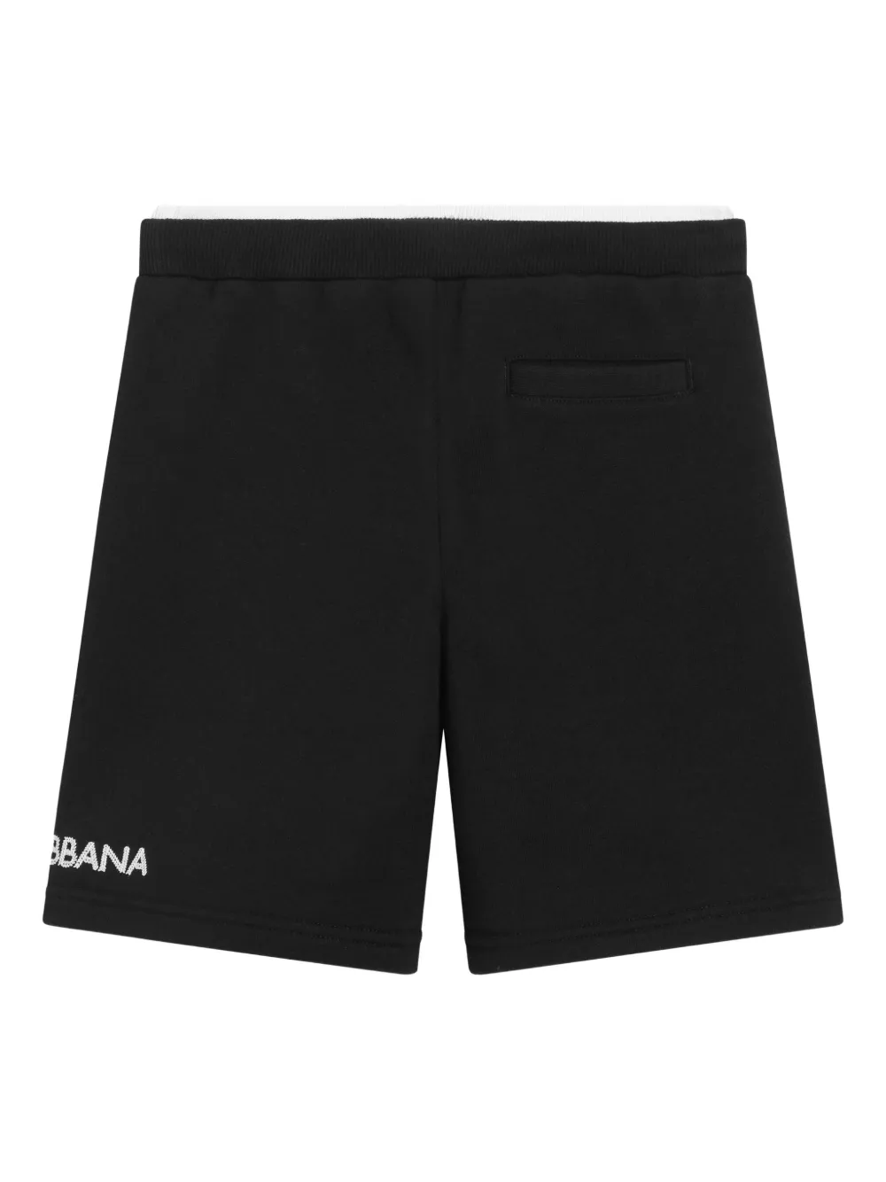 Dolce & Gabbana Kids Trainingsshorts met geborduurd logo Blauw