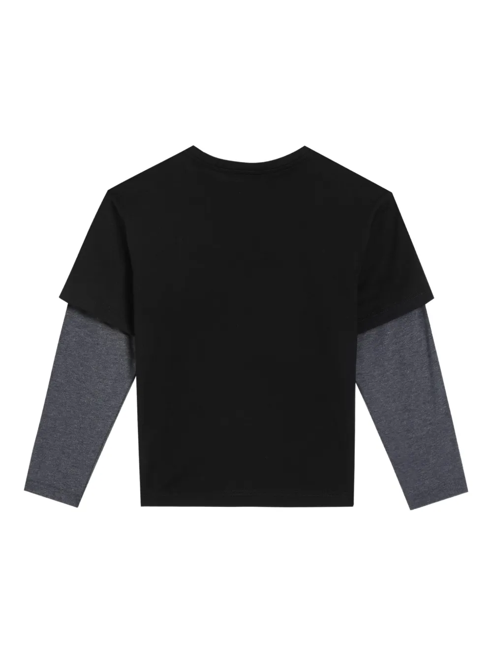 Dolce & Gabbana Kids Gelaagd T-shirt met logoprint Zwart