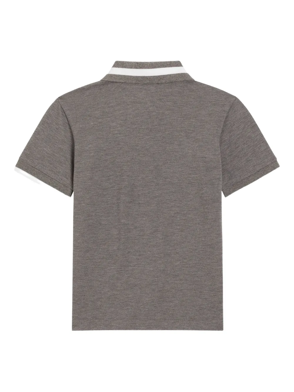 Dolce & Gabbana Kids Poloshirt met geborduurd logo Grijs