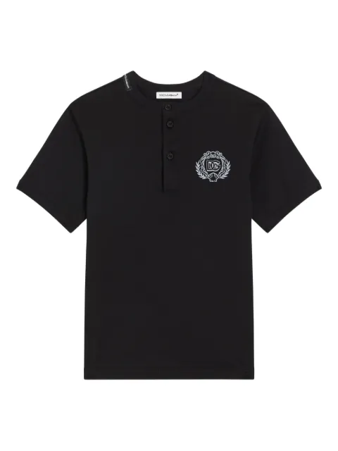 Dolce & Gabbana Kids футболка с вышивкой