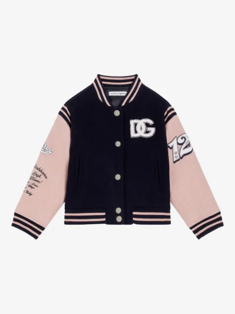 Dolce & Gabbana Kids colour-block bomber jacket
