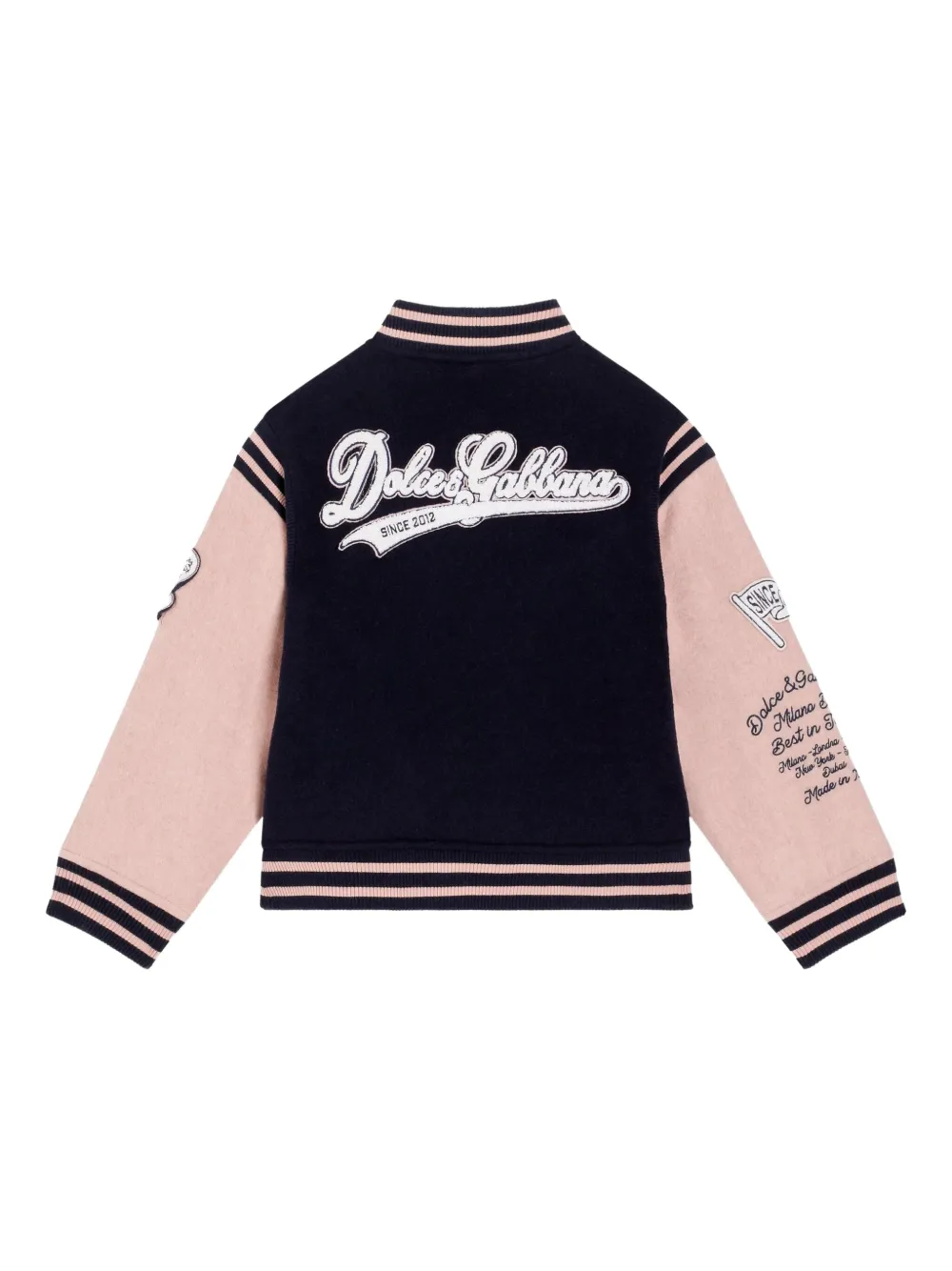 Dolce & Gabbana Kids colour-block bomber jacket | Girls Bomber Jackets | Image 2