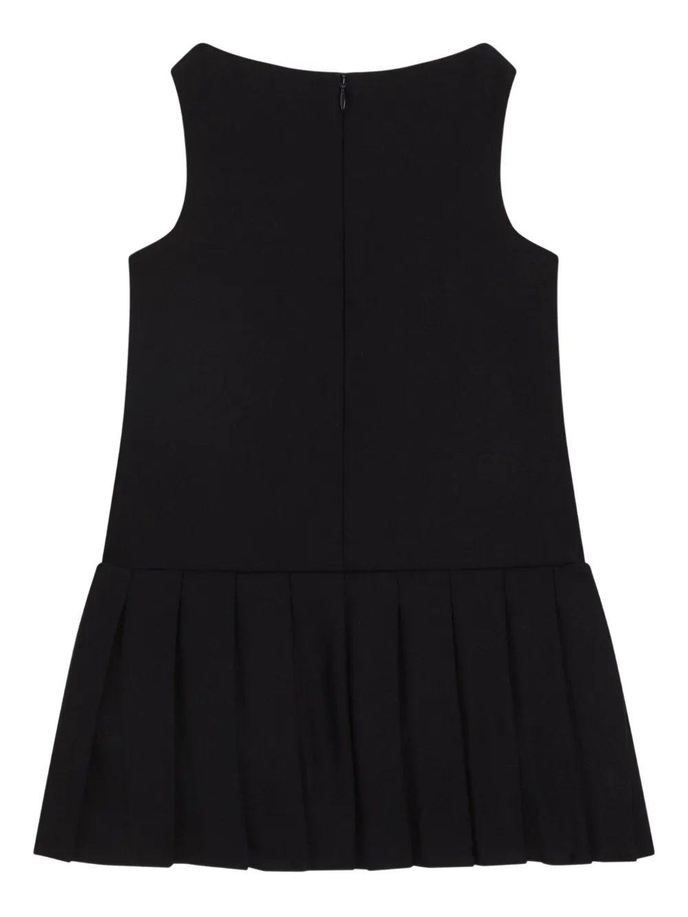 Dolce & Gabbana Kids Geplooide jurk Blauw