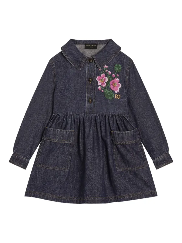white christmas dresses Country Glam Denim Dress main image 1