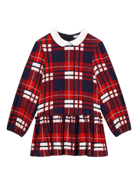 Dolce & Gabbana Kids tartan-print mini dress