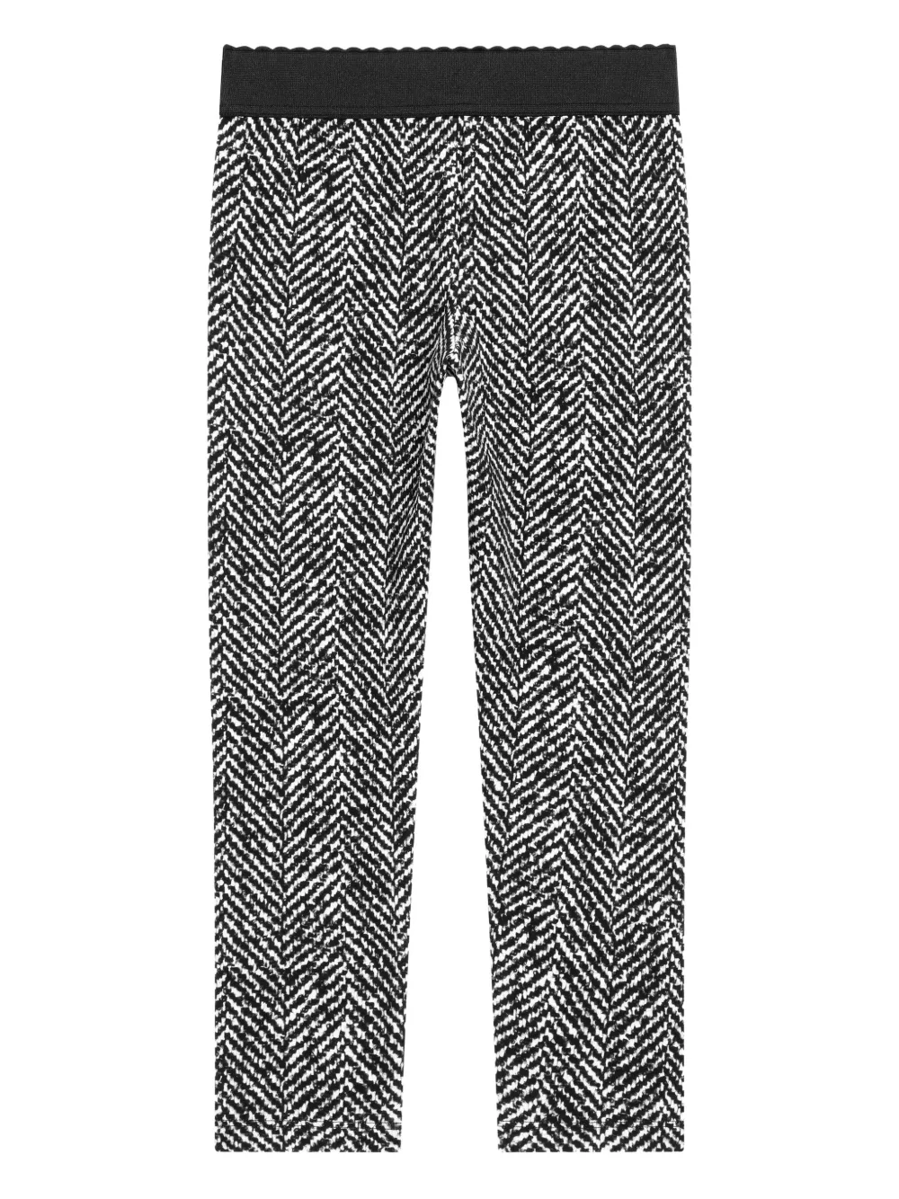 Dolce & Gabbana Chevron-pattern Leggings In Multi