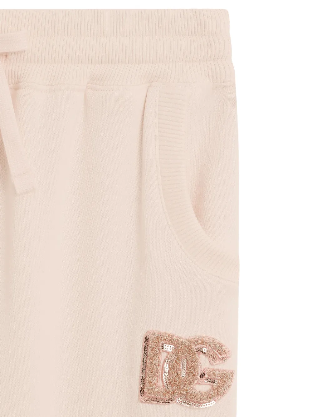Dolce & Gabbana Kids Trainingsbroek verfraaid met logo Roze