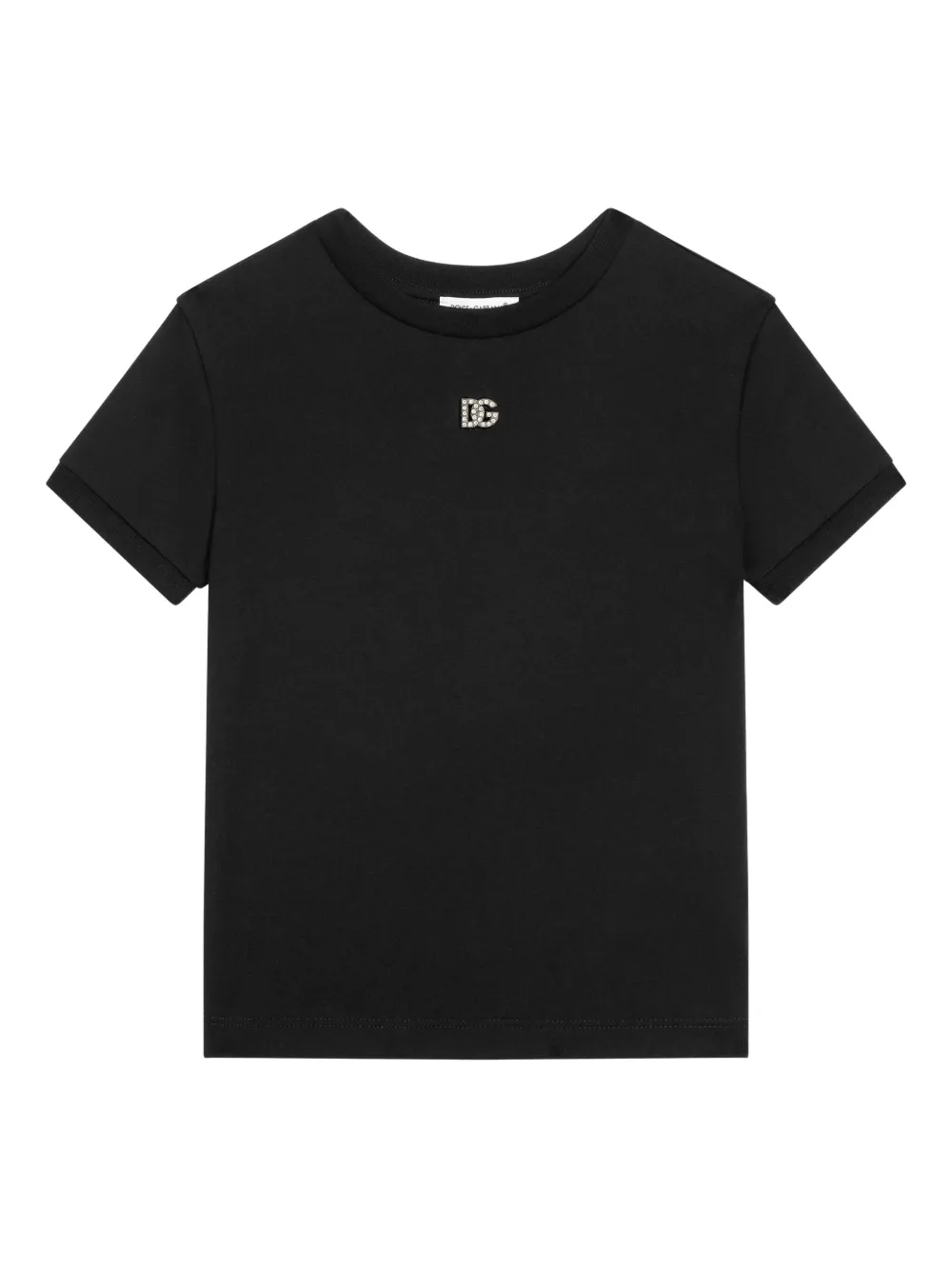 Dolce & Gabbana Kids T-shirt met logo Zwart