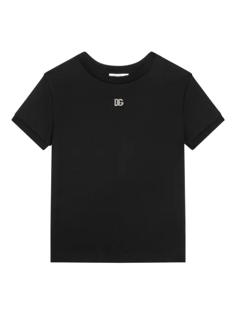 Dolce & Gabbana Kids camiseta con aplique del logo