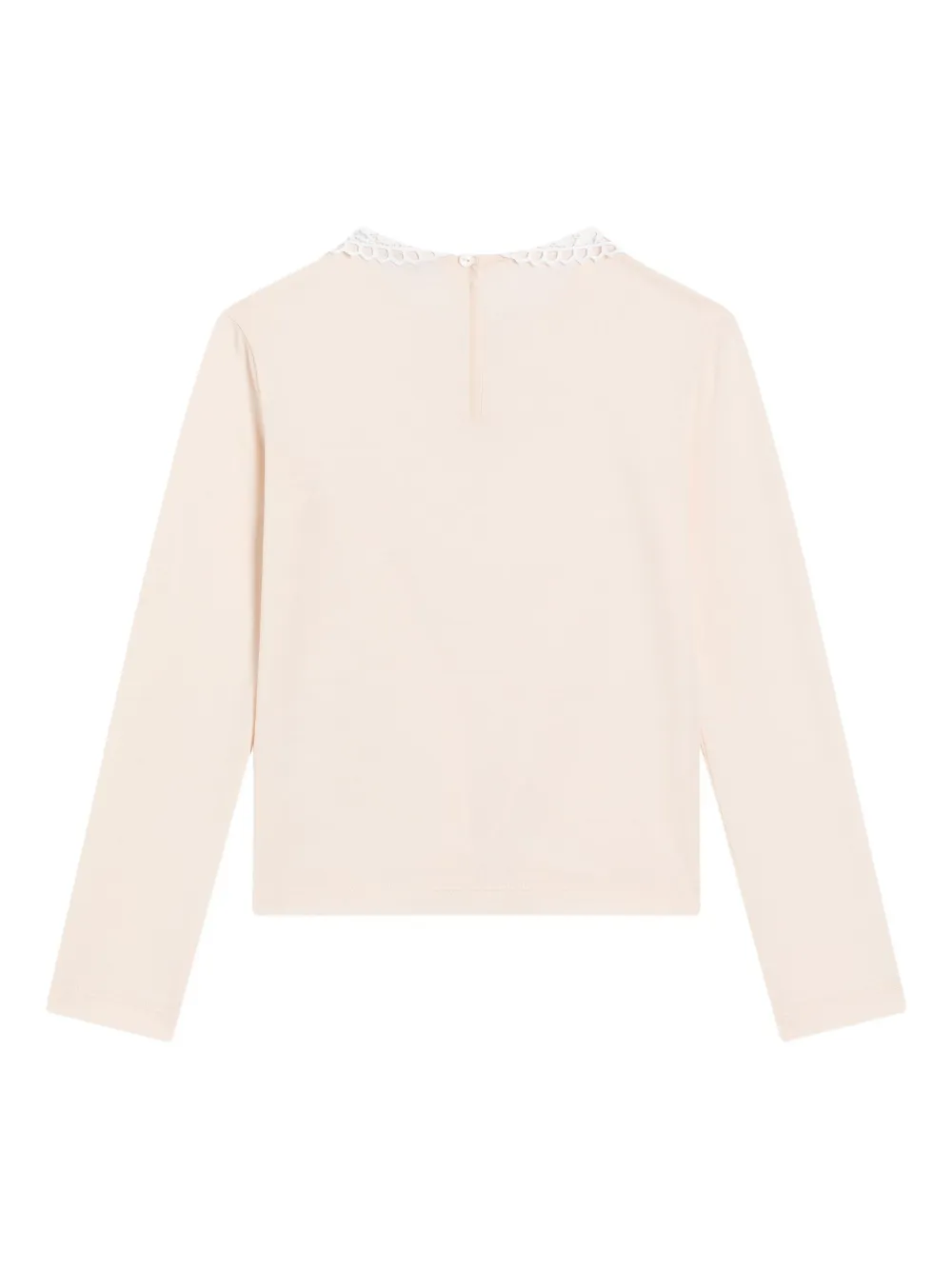Dolce & Gabbana Kids lace-collar long-sleeve T-shirt | Girls T-Shirts | Image 2