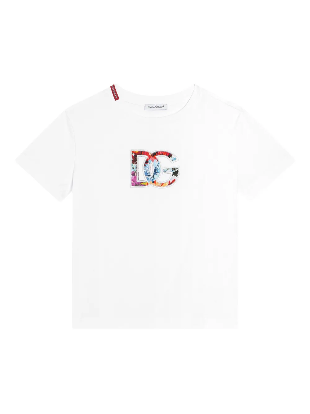Dolce & Gabbana Kids Katoenen T-shirt Wit