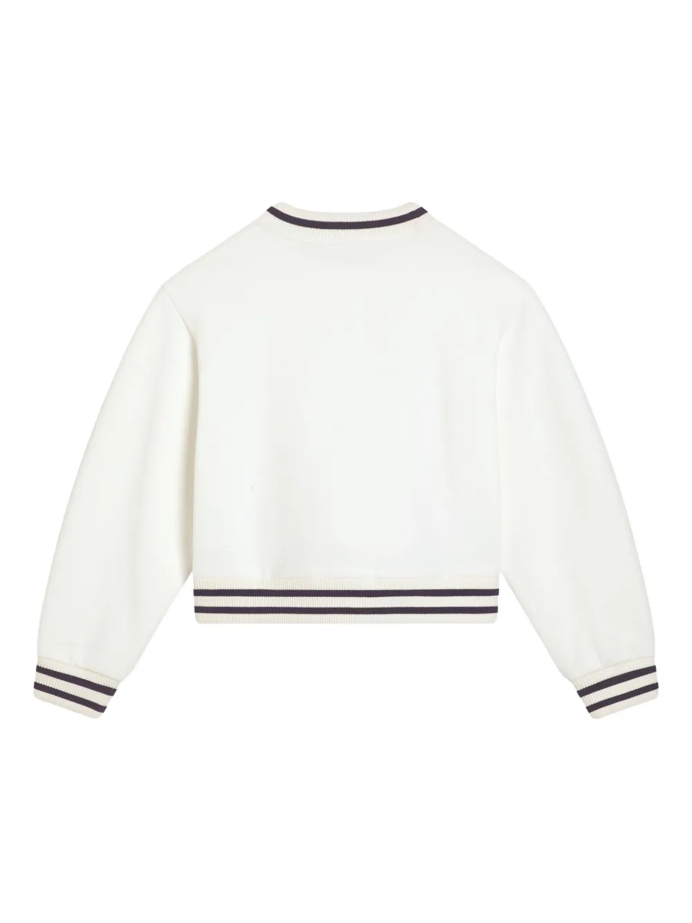 Dolce & Gabbana Kids Sweater met logopatch Wit