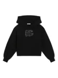 Dolce & Gabbana Kids crystal-embellished hoodie - Black