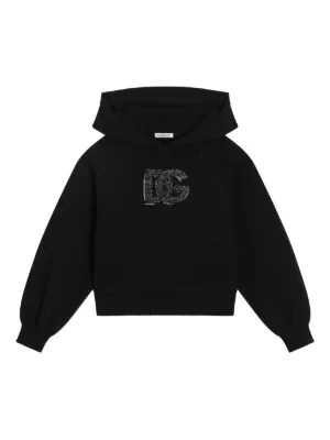 Dolce & Gabbana Kids zebra-print Cotton Hoodie | White | FARFETCH
