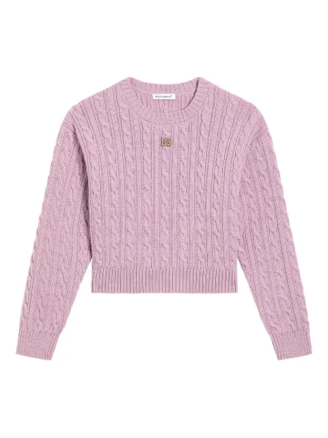 Dolce & Gabbana Kids cable-knit sweater