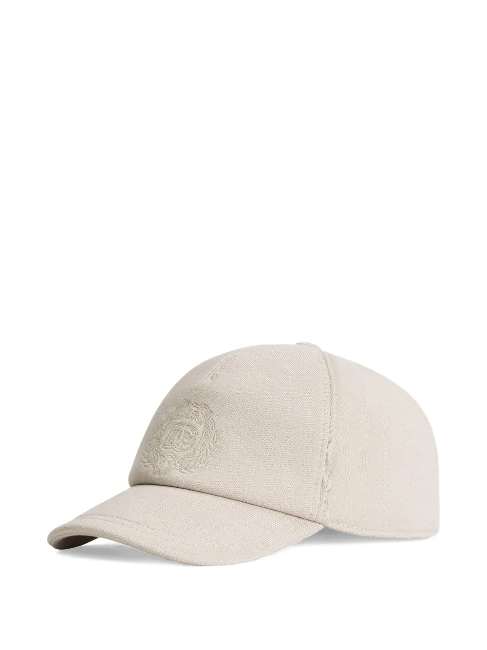 Dolce & Gabbana Kids Pet met geborduurd logo Beige