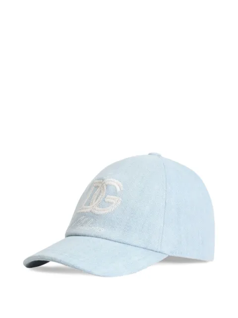 Dolce & Gabbana Kids DG logo-embroidered cap