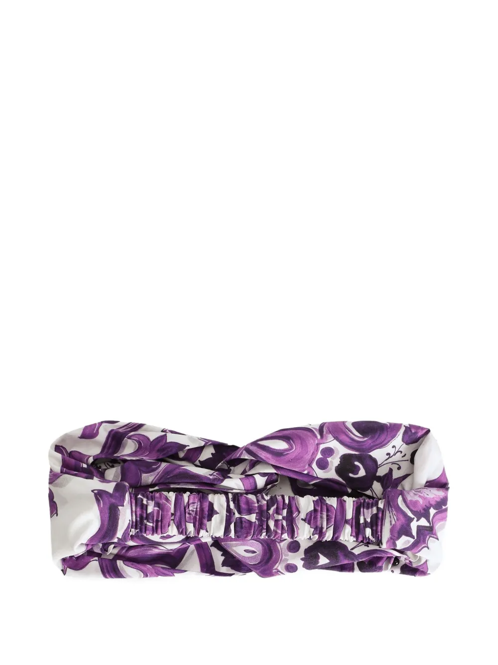 Dolce & Gabbana Kids Haarband met grafische print Paars