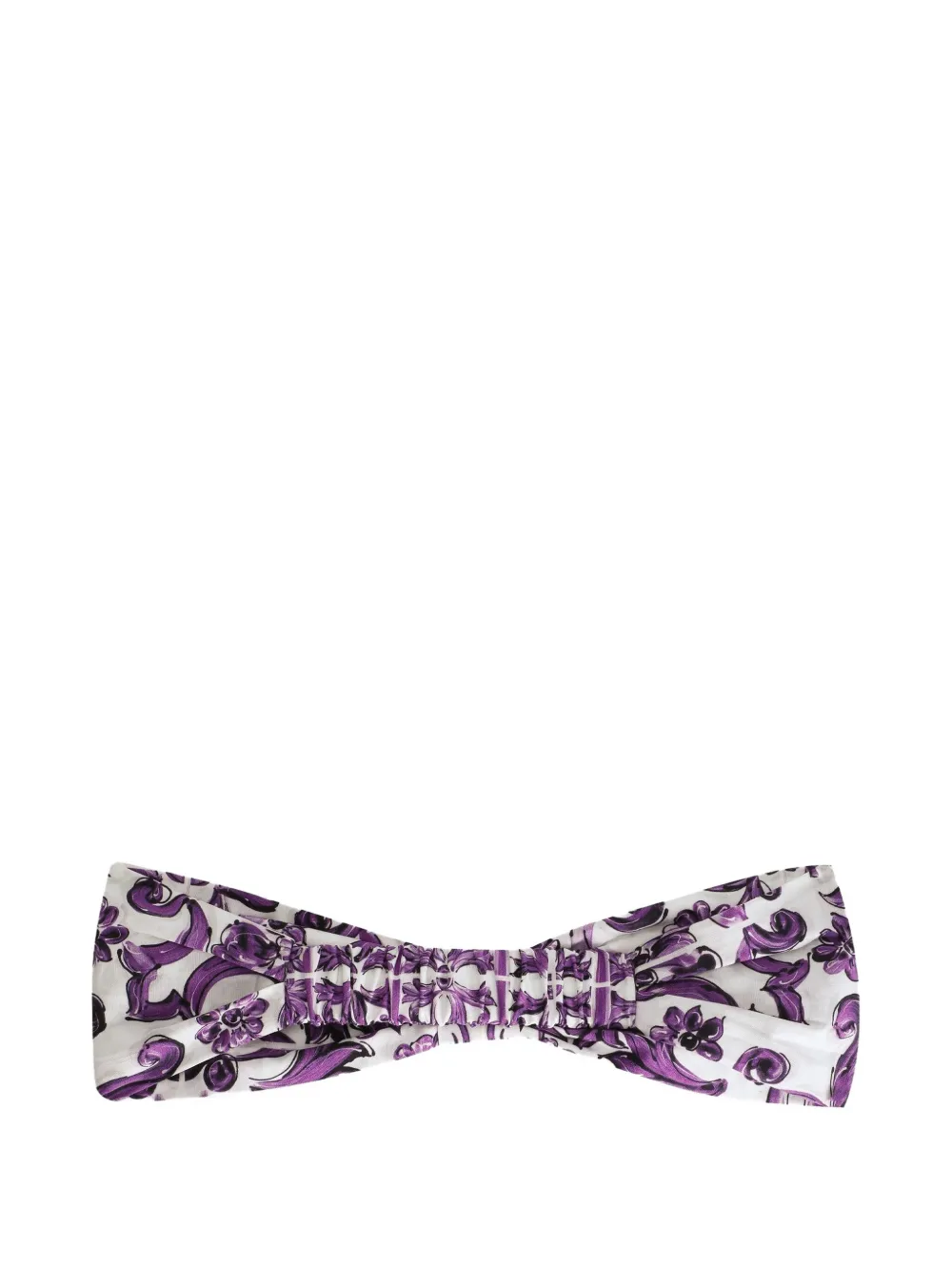 Dolce & Gabbana Kids Katoenen hoofdband Paars