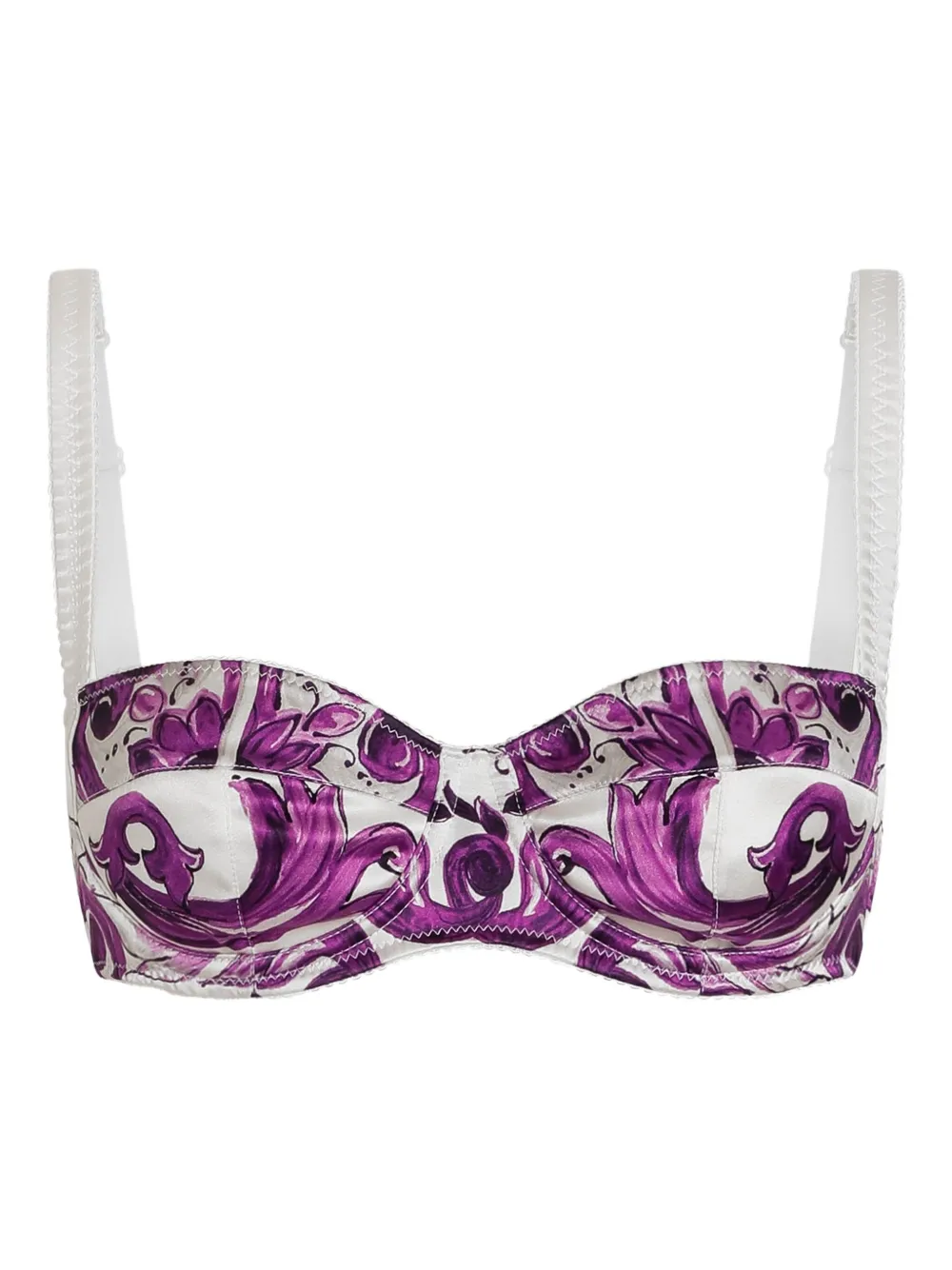 DOLCE & GABBANA GRAPHIC-PRINT BRA