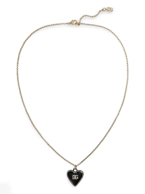 Dolce & Gabbana ハートペンダント ネックレス | ゴールドトーン 