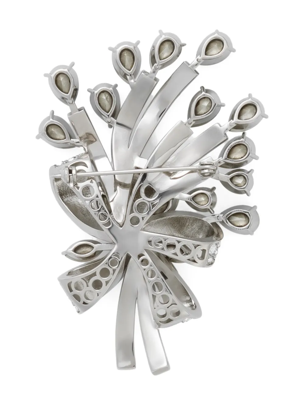 Dolce & Gabbana Bow-embellished Brooch In Multi
