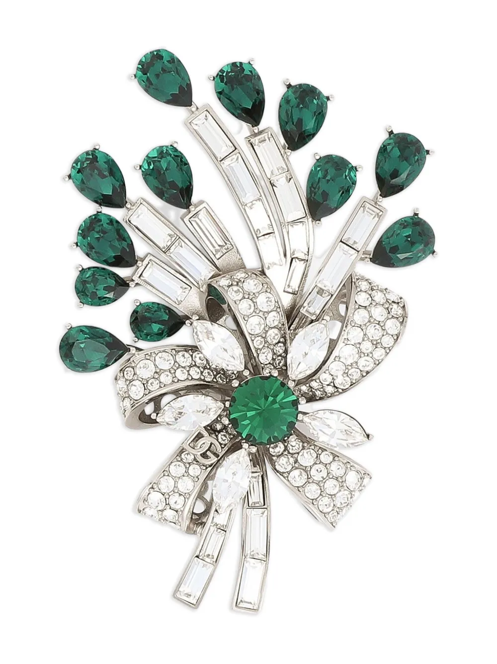 Dolce & Gabbana bow-embellished brooch | Silver | Image 1