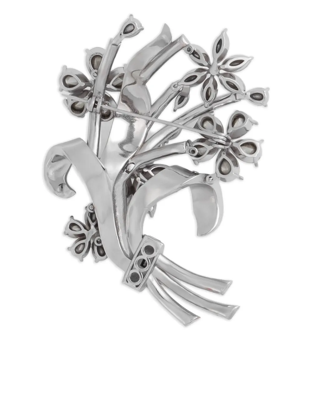 Dolce & Gabbana rhinestone-embellished floral brooch | Image 2