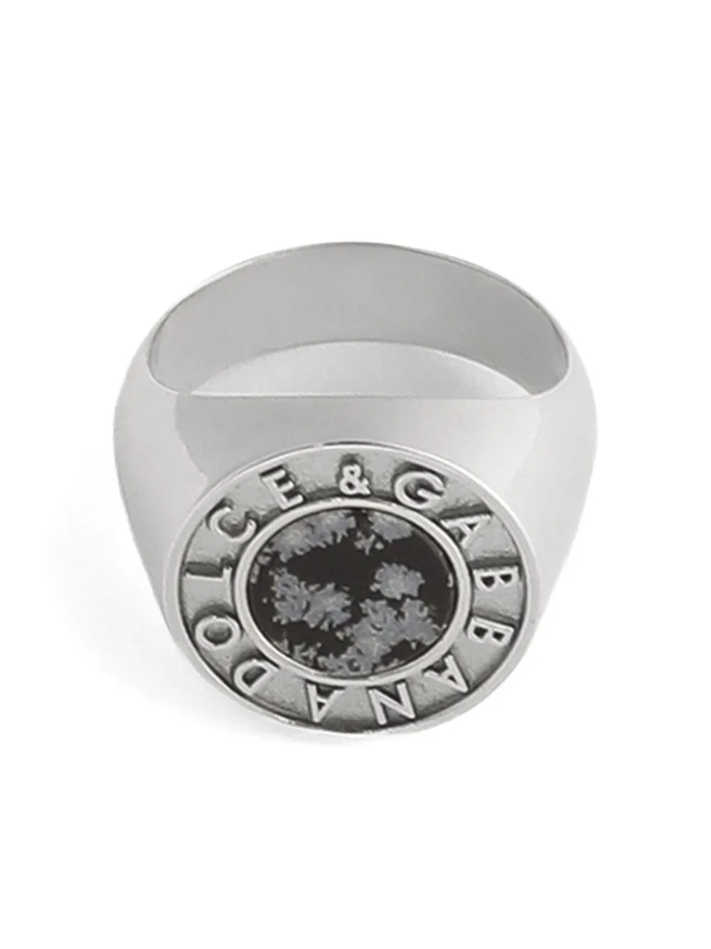 stone-detail logo ring