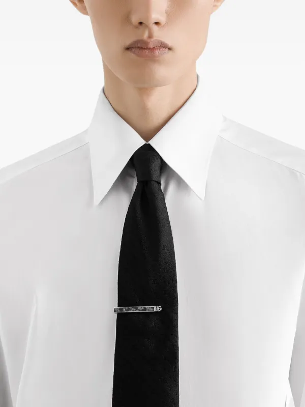 Dolce & Gabbana ロゴ ネクタイピン | シルバートーン | FARFETCH JP