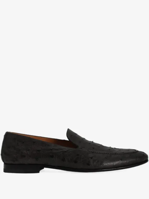 Dolce & Gabbana textured leather slip-on loafers