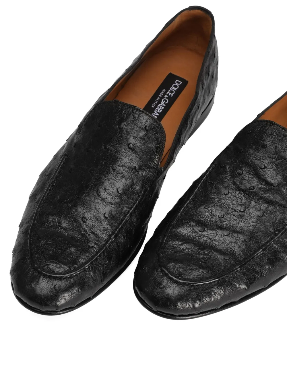 Dolce & Gabbana Loafers met textuur Zwart