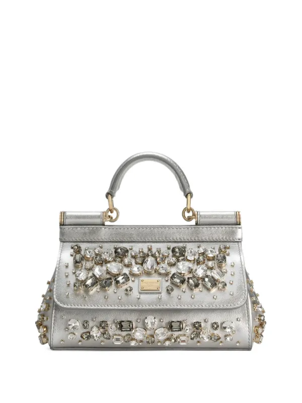 Dolce & Gabbana シシリー ハンドバッグ S | シルバートーン | FARFETCH JP