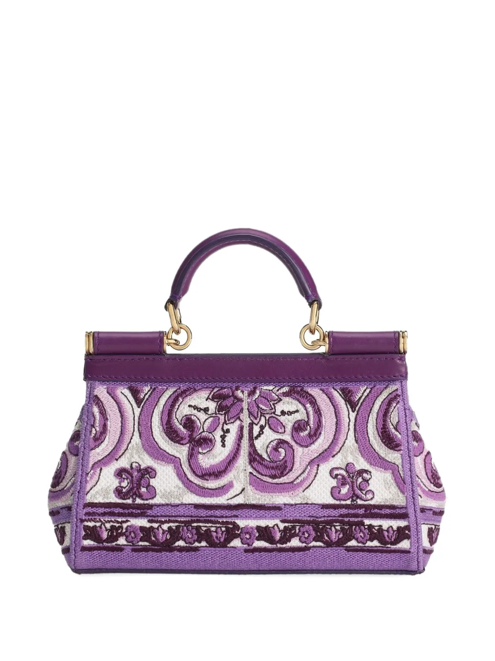 Dolce & Gabbana Sicily kleine shopper Paars